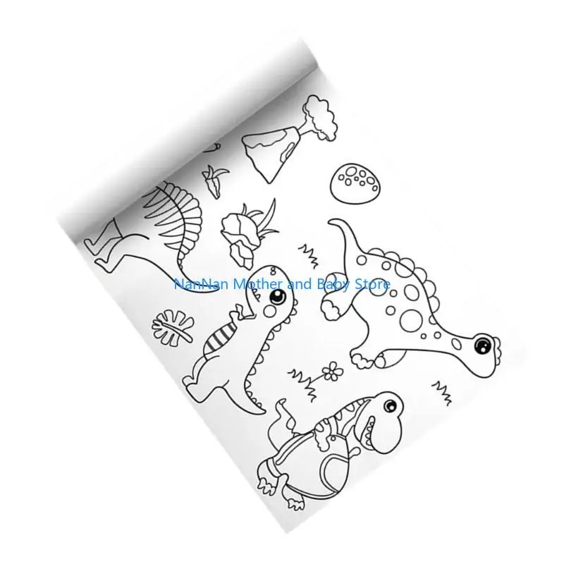 描画ペーパーロールキッズグラフィティスクロールインスピレーション創造性キッズカラーリングロール