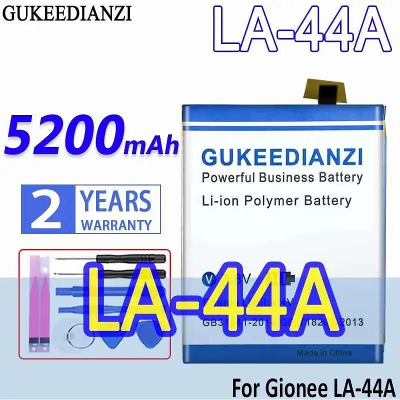 

5200 мАч для Gionee LA-44A LA44A долговечный аккумулятор для мобильного телефона