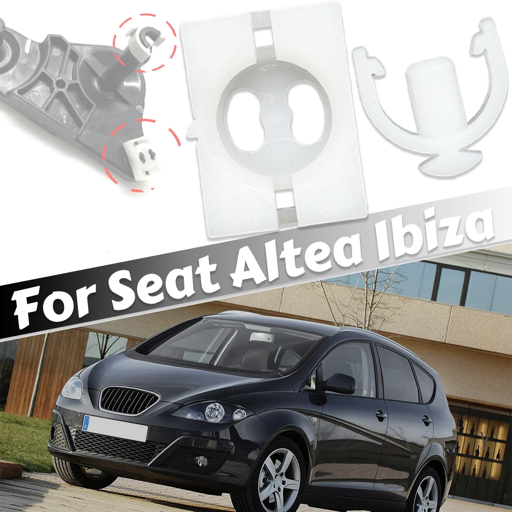 2Pcs Manual Transmission Selector Mechanism Sliding Shoe Relay lever Securing Clip For Seat Altea Ibiza Leon 1P Car Accessories