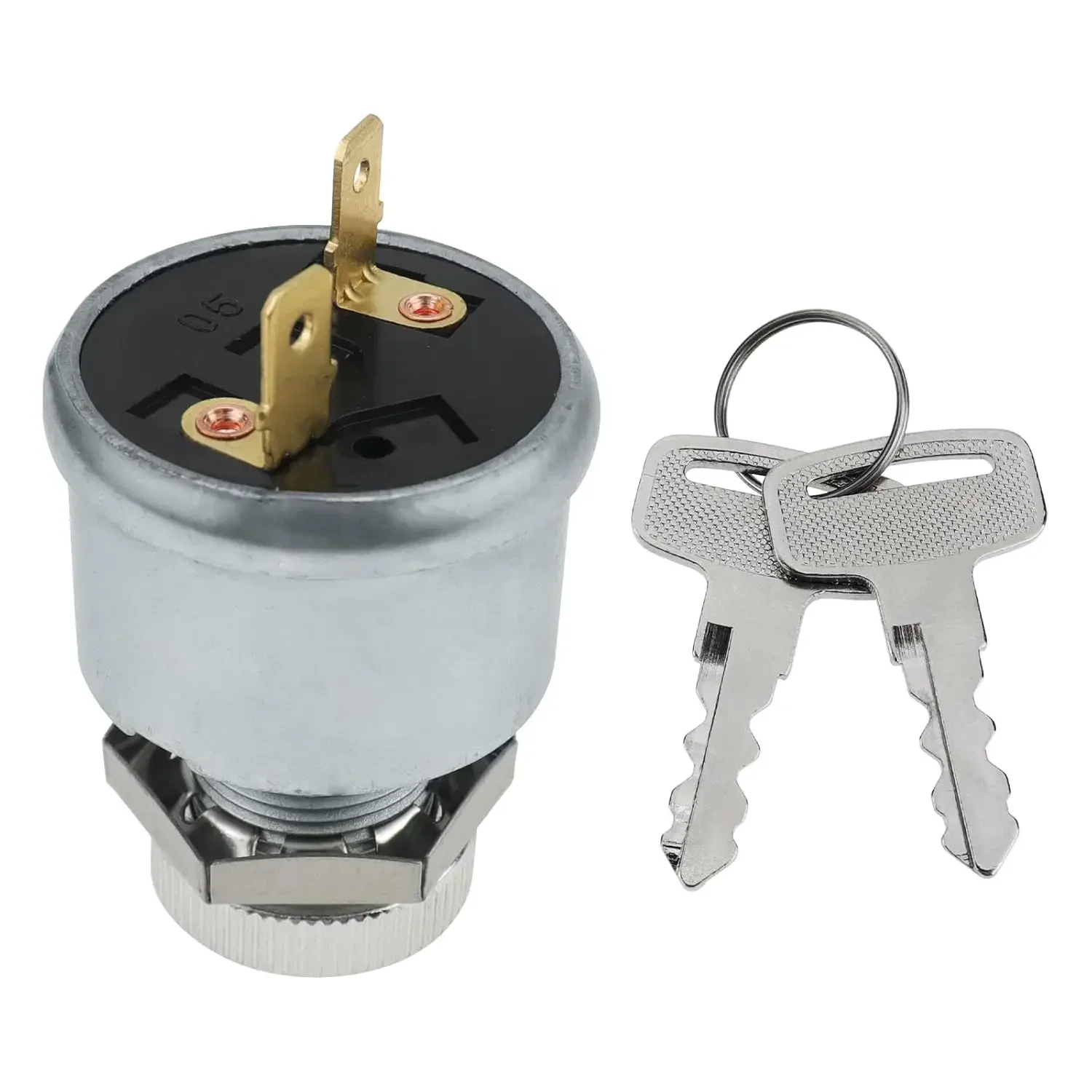 Golf Cart Key Switch for EZGO Ignition Switch 17421G1,2 Prong 4 Key