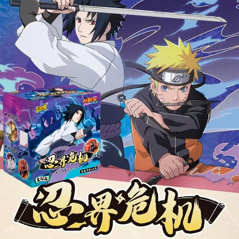 Nowość w oryginalnym pudełku 6 sztuk/zestaw Naruto postacie z kreskówek odznaka Ninja Crisis Uchiha Sasuke Itachi dekoracja prezent dla dzieci