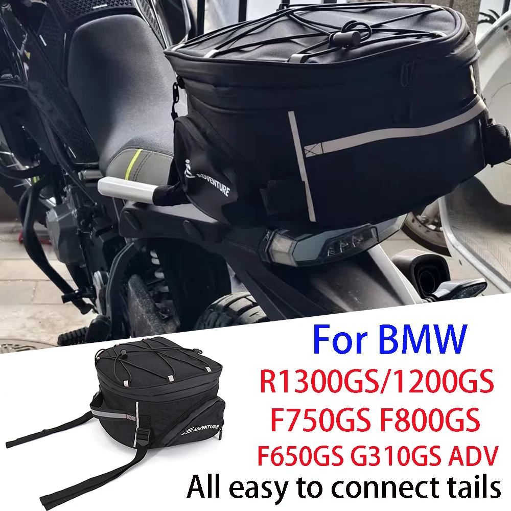 

Waterproof Motorcycle Tail Bag For BMW R1250GS R1200GS LC Advenutre F850GS F750GS Honda Yamaha Kawasaki Rear Seat Bag Luggage