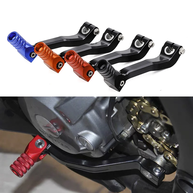 

Shift Lever Motorcycle Gear Spline Inlaid Iron Sleeve Folding Aluminum Pedal For ZONGSHEN NC250 NC450 AVANTIS MOTOLAND GR8