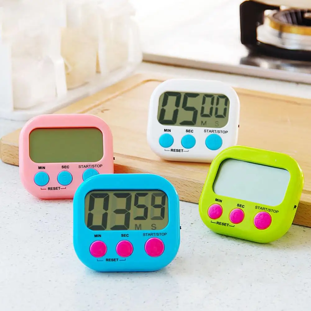 Kitchen Timer Screen Digital Timer for Kitchen Classroom with Magnetic Back Countdown Timer for Cooking Exercise Study Screen