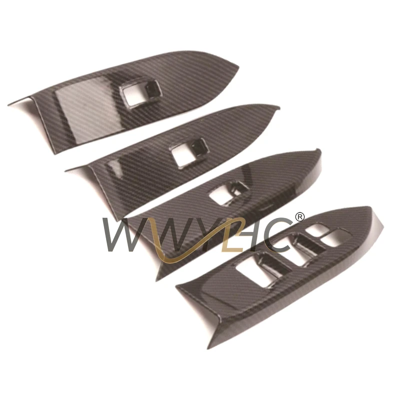 Suitable for 19 Mitsubishi Pajero Glass Lift Button Panel Patch Inner Armrest Frame Interior Modification