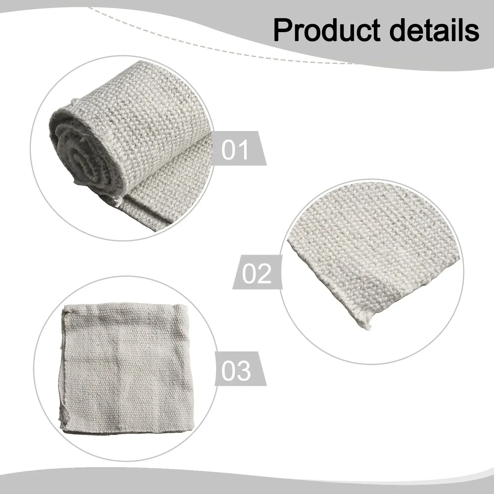 High Temperature Resistant Fireproof Cloth 2mm Thick Ceramic Fiber Blanket for Furnace Doors and Labor Protection