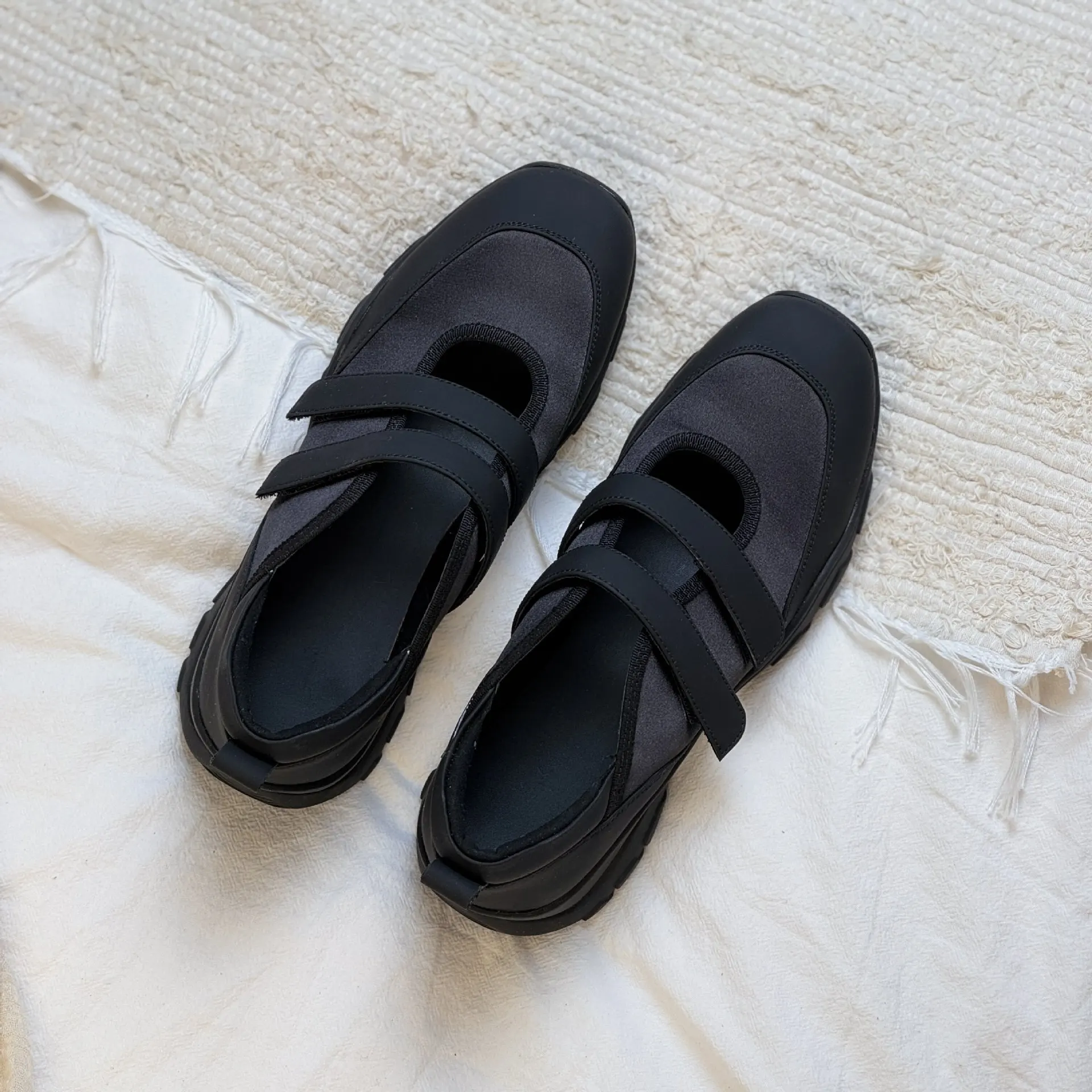 2026 Ballet Style Fashion Breathable Mary Janes Women Sneakers Spring Summer Casual Sport Walking Loafers Vulcanize Chunky Shoes