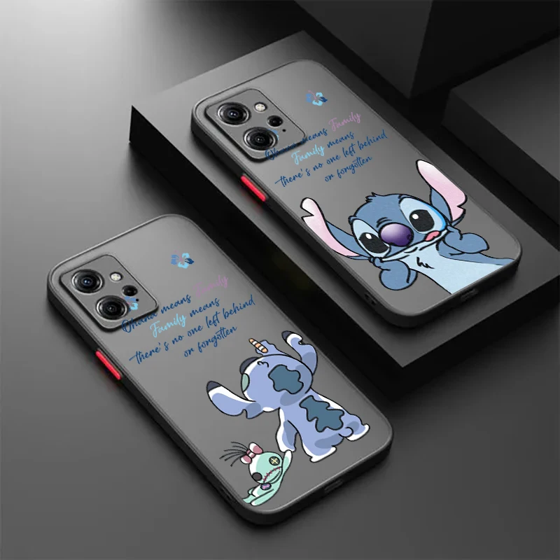 

Anime Cartoon Lilo & Stitch Frosted Translucent For Redmi 8 3 9A 9C 9AT 9 9T 13R 10A 10C 10 11A 12C 12 13C 5G Soft Phone Case