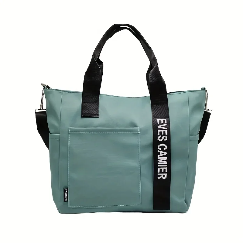 Oxford wasserdichte Handtasche, Umhängetasche für Damen, weiche Tragetasche mit Reißverschluss, mehrere Fächer, Polyesterfutter. – Detail 17