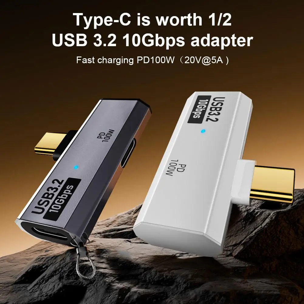 

Адаптер для передачи данных с USB 100 C на Dual Type-C OTG, штекер на гнездо, PD Вт, адаптер для быстрой зарядки наушников Samsung, Huawei C7H0