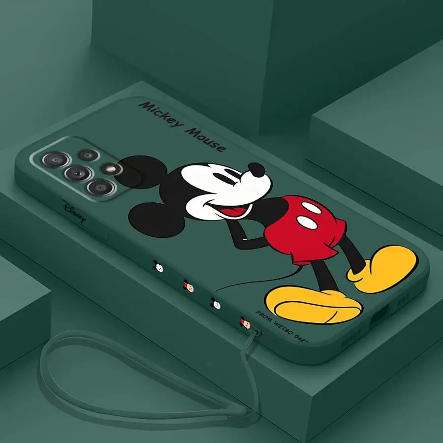 Disney Mickey Mouse Cute Phone Case for Samsung Galaxy A11 A22 A12 A13 A21s A15 A53 A33 A34 A42 A25 A32 A23 A24 A14 A52 A54 5G image 4