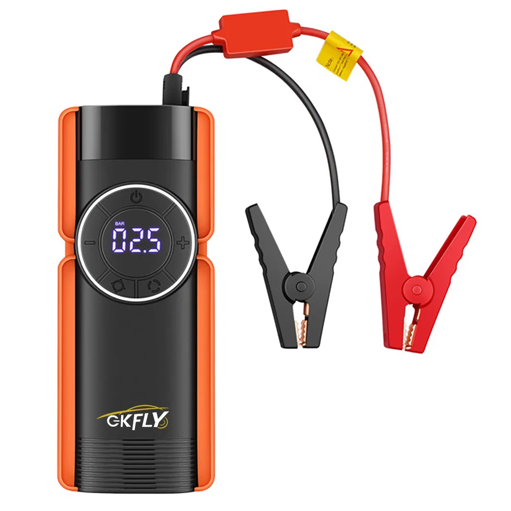 GKFLY 4000A Auto-Starthilfe, hohe Leistung, 69,6 Wh, Powerbank, Notstartgerät, tragbare Autobatterie-Booster, Busters – Detail 28