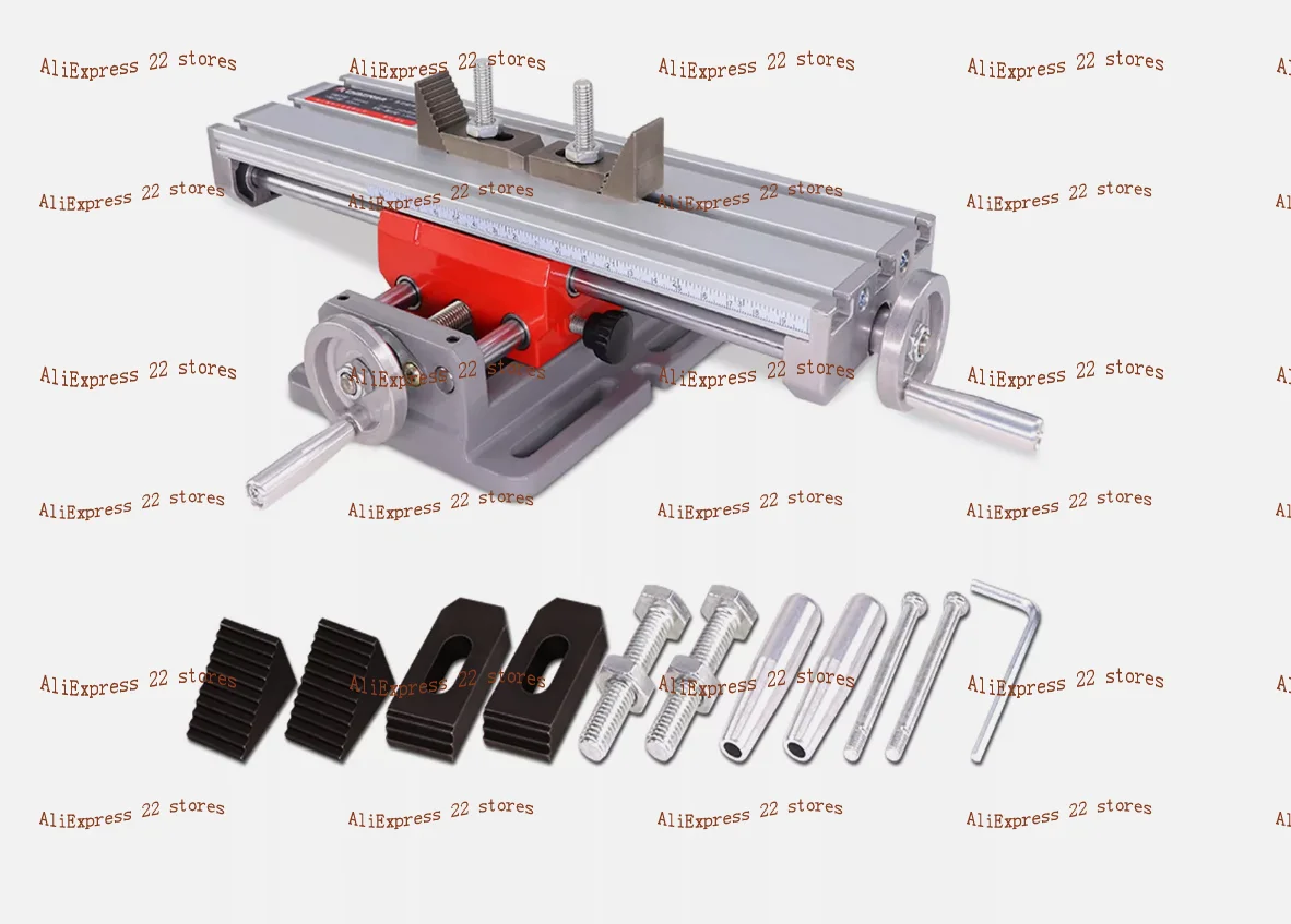 

X Y Axis Mini Bench Cross Slide ViseTable Milling Drilling Fixture Worktable 1pc