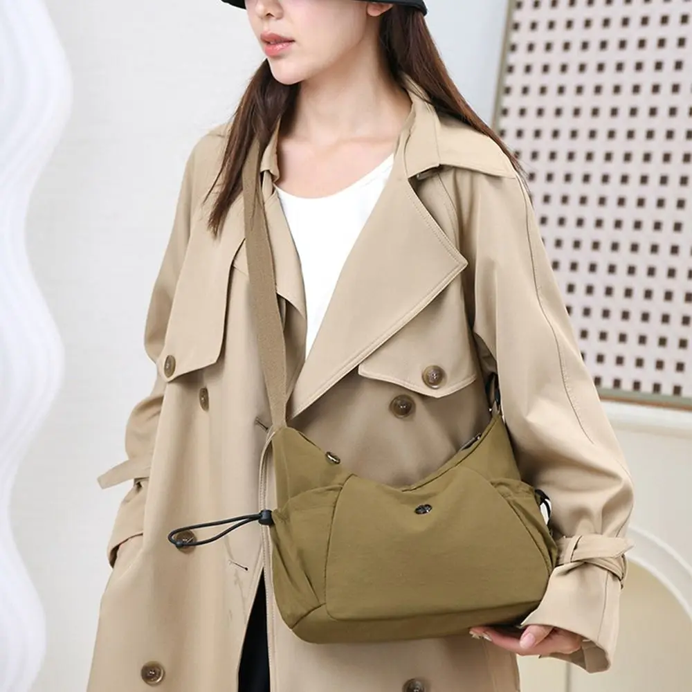

Zipper Closure Shoulder Bag Large Capacity Ultra-light Women Crossbody Bags Fashionable Adjustable Strap Tote Bag Casual Wear