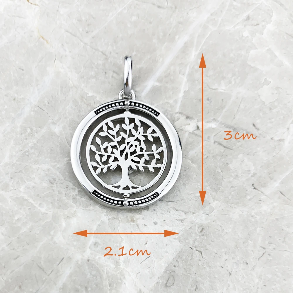 Tree Of Life Pendant Brand New Fine Jewelry Love Accessories 925 Sterling Silver Romantic Gift For Woman