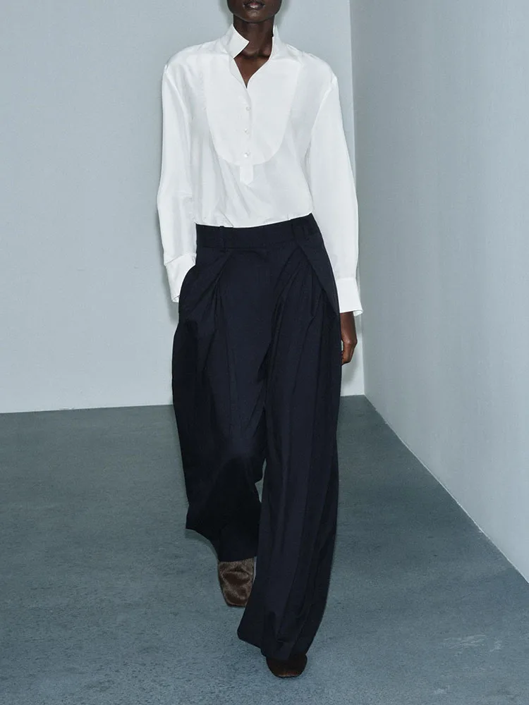 

Sweet Faionable Loose Trousers High Waist Wide Leg Pants Ele Personali New Arrival Women's Clothing Winter Season