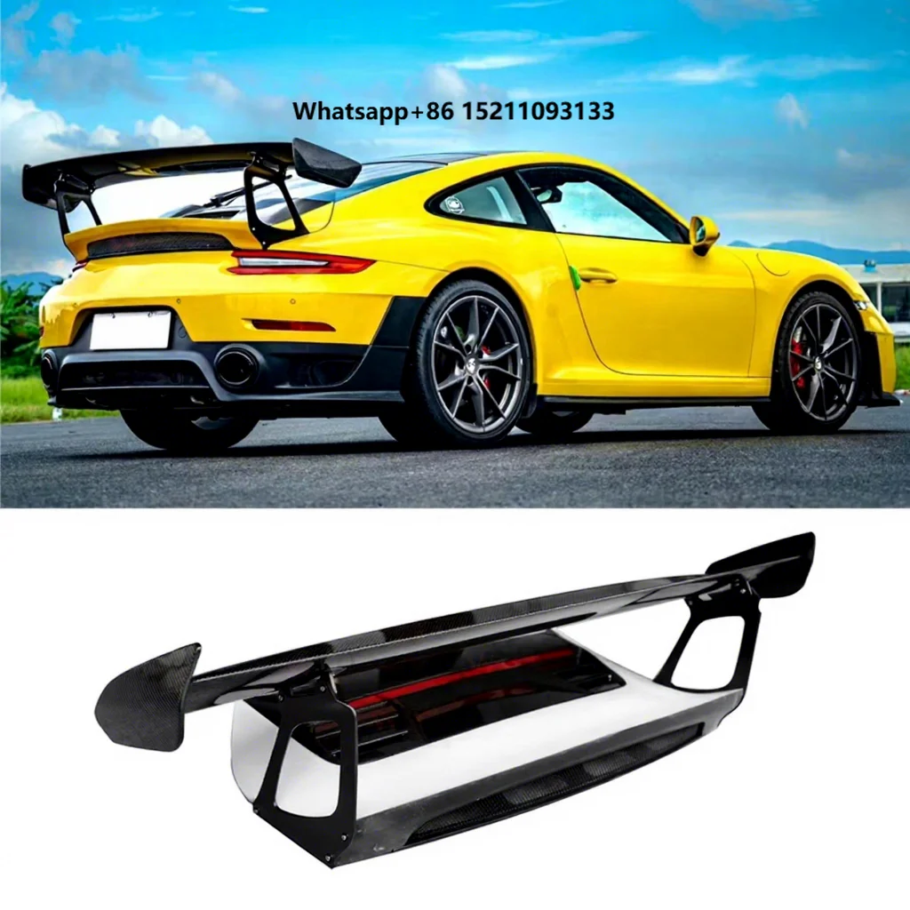 911 991.1 Carrera 2012-2015 GT2-RS Style Car Dry Carbon Fiber Rear Trunk Spoiler Wing Car Body Kits