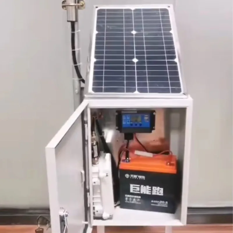 50Km two-way wireless repeater 20W solar powered, covering a large mountainous area, with 20AH backup battery