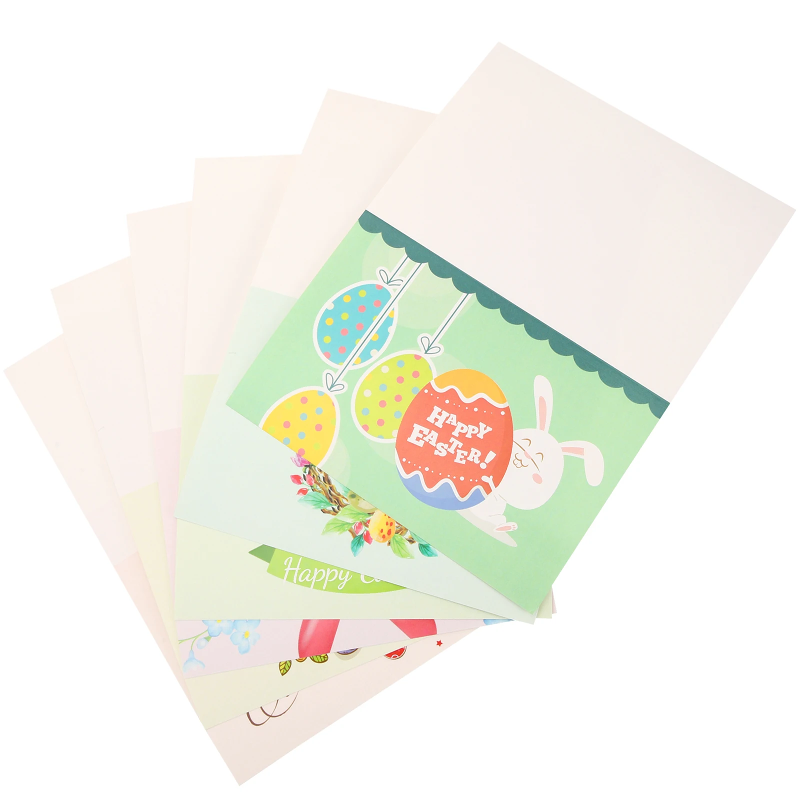 Easter Greeting Set Blank Holiday Cards Easter Paper Greeting Card Envelopes Included Thick Paper Bright Patterns