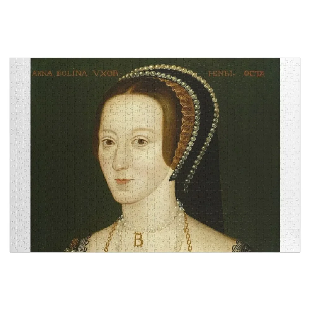 

Portrait of Anne Boleyn Queen of England The six Jigsaw Puzzle Wooden Name Wood Photo Personalized Puzzle