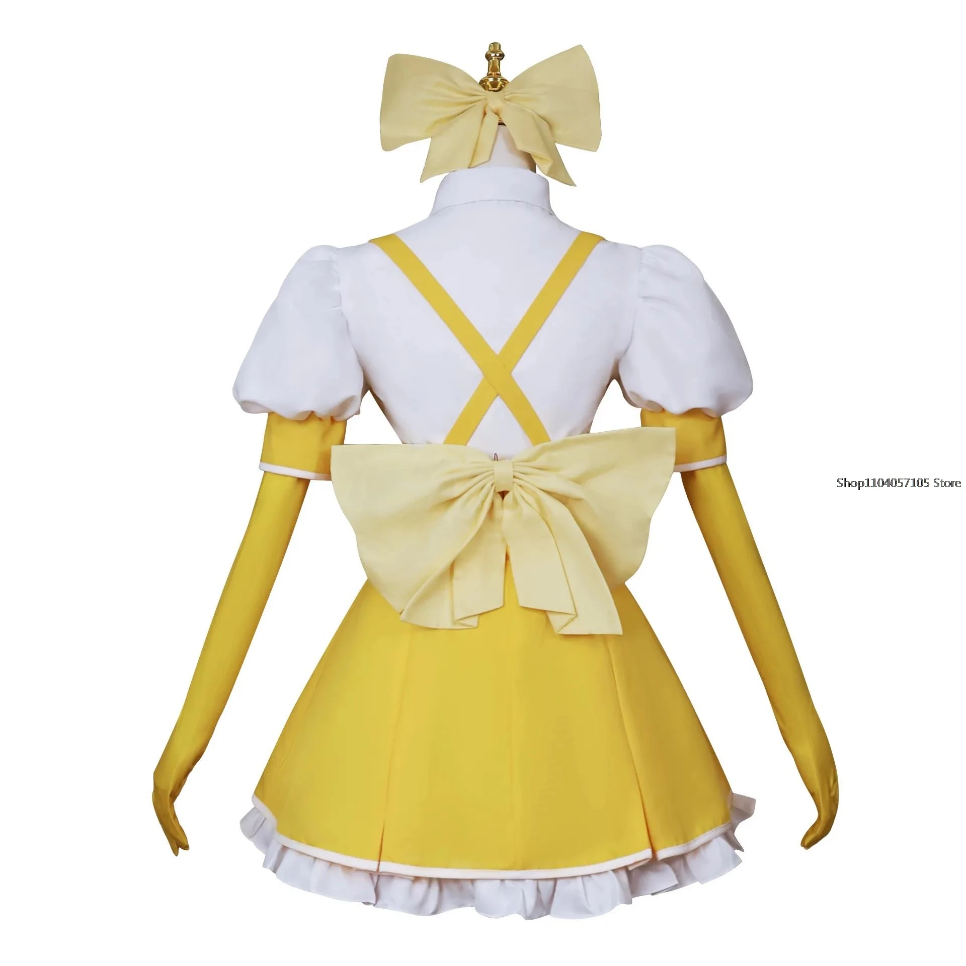 Anime Cos Tenkawa Kaoruko Cosplay Costumes Outfit I Admire Magical Girls Halloween Christmas Uniform Suits Maid Cosplay Dress