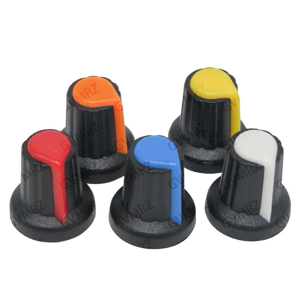1000PCS/10PCS/30PCS WH148 potentiometer knob Yellow Orange Blue Red White cap 17X6MM AG2 knob