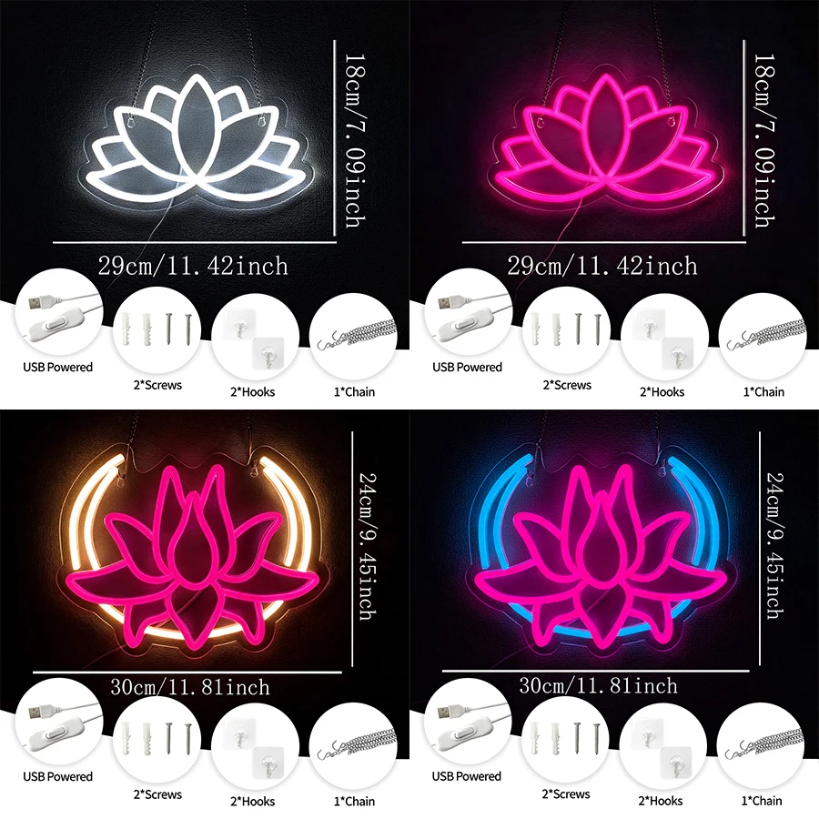 Letrero de Neón LED con Diseño - Pilates Yoga Room reseña y precio