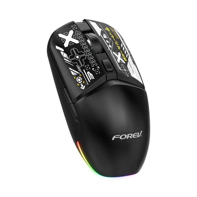 Esports Wireless Dual-Mode Gaming Mouse 6 Buttons Paw3212 Sensor 3200dpi Rgb Lighting Effect Tablet Laptop Office Gaming Mouse