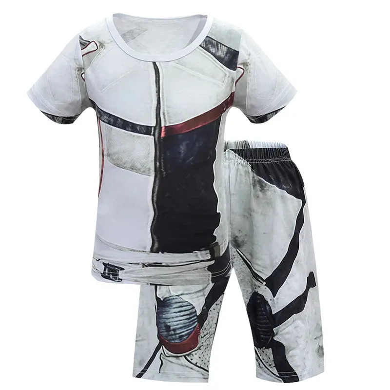 Afstammelingen 3 Halloween-kostuum voor kinderen Carlos Cosplay Fantasia Kleding Baby Jongens Casual Homewear Pyjamaset Shirts + broek