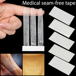 4Bags Wound Skin Closure Strips Adhesive Medical Suture Free Surgical Tape Postpartum Wound Repair Cosmetic Surgery Steri-Strip