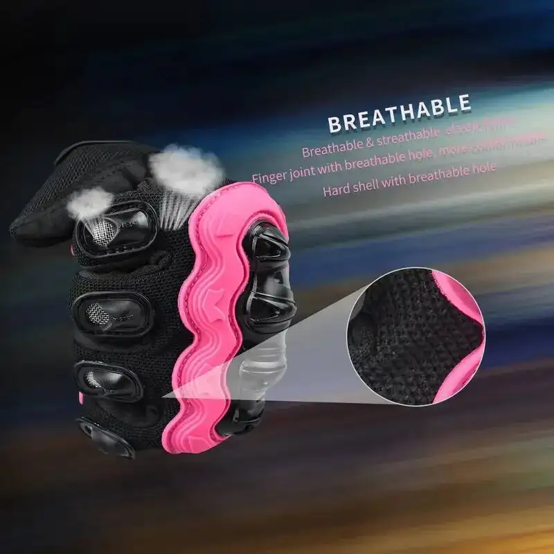 

Women S Touch Screen Motorcycle Full Finger Summer Motorbike Dirt Bike Road Cycling Gloves With Grip Protection