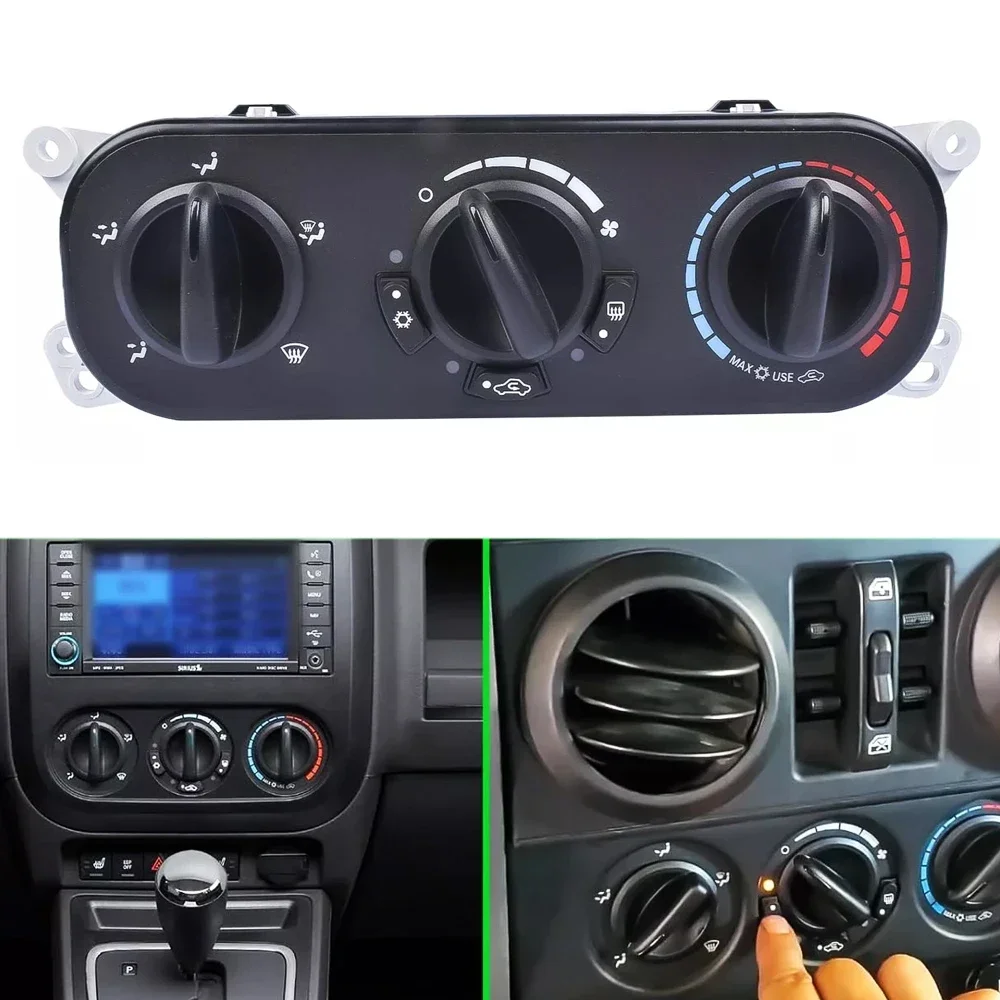 

New A/C Heater Control Unit Switch For 2007 2008 2009 2010 Jeep Wrangler 4X4 55111840AE, 55111840AB, 55111840AD, 55111840AC