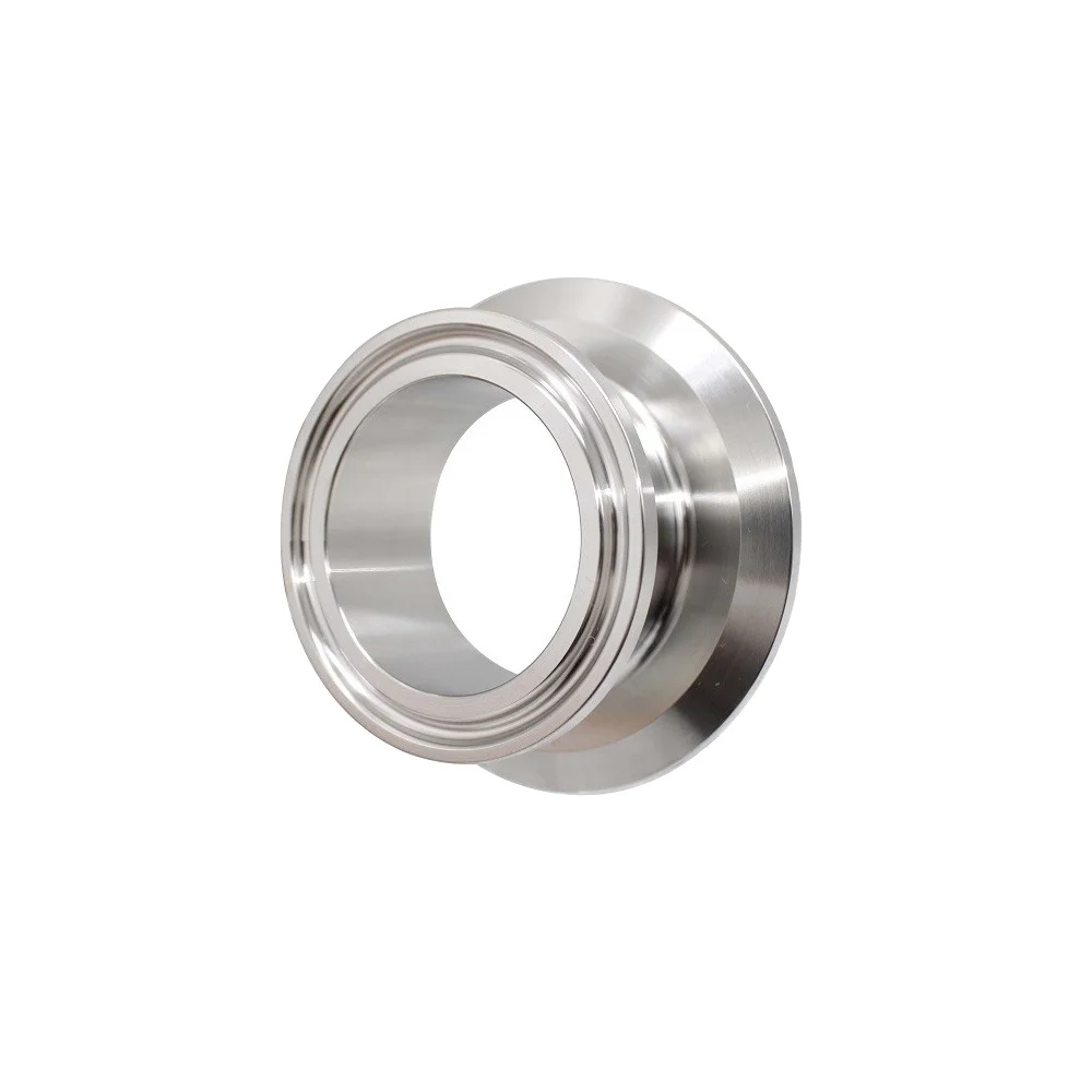 YQBS 2 Inch × 1.5 Inch Sanitary Fitting End Cap Tri Clamp Ferrul Reducer Stainless Steel 304 Sanitary Concentric Clover