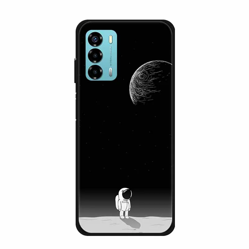 For ZTE Blade V40 Vita Case Astronaut Silicone TPU Soft Back Cover Phone Case For ZTE Blade V40 Vita V 40 Spaceman Gift Funda