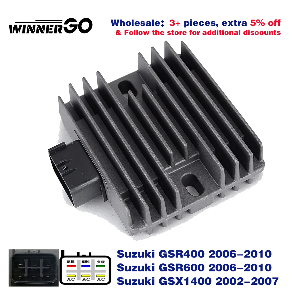 For Suzuki GSR400 GSR600 2006 2007 2008 2009 2010 GSR 400 600 ABS GSX 1400 2002-2007 Motorcycle Voltage Regulator Rectifier