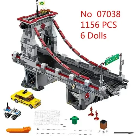 도시 피규어 장난감 웹 전사 궁극적 인 다리 호환 76057 빌딩 블록 1156Pcs 어린이를위한 벽돌 장난감 크리스마스 선물