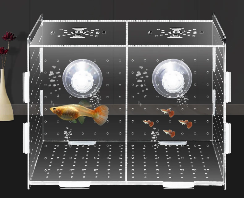 Fish Tank Small Fry Breeding Box Acrylic Fish Isolation Box Spawning Hatching Room Fish Supplies Aquarium Accessories