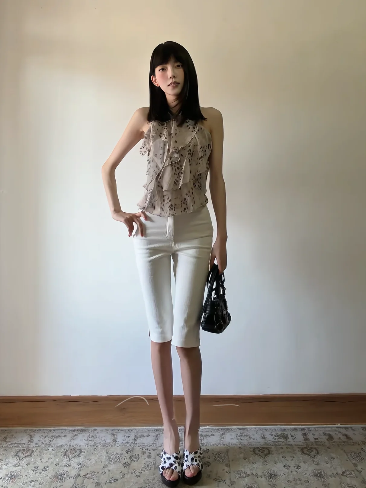 Sexy Slimming High Waist Split Ankle Jeans High Elasticity Comfortable Fit Summer Denim Pants for Young Women Straight Leg