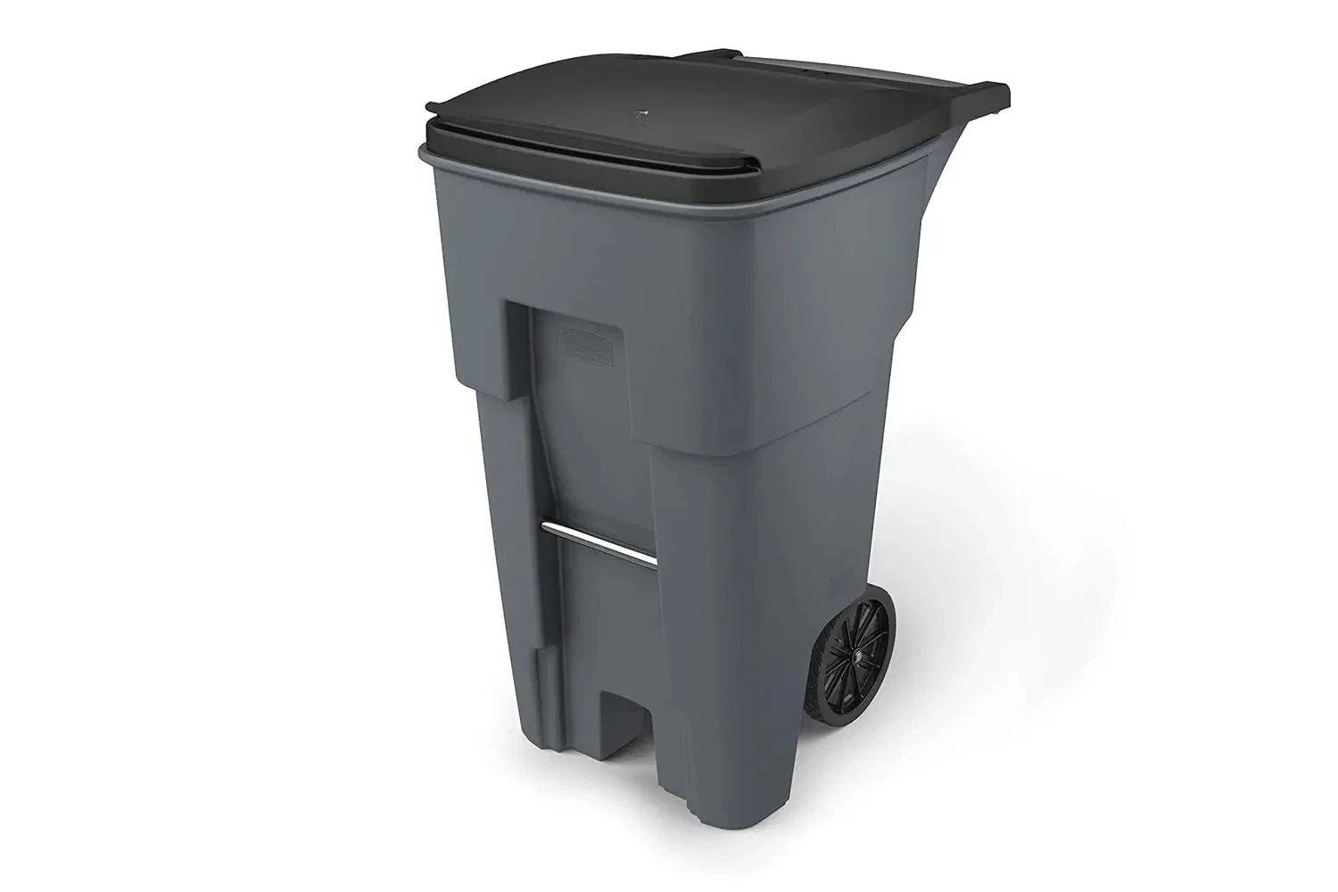 

Commercial Products Plastic Trash/Garbage Can/Bin with Wheels, 65 GAL, for Restaurants