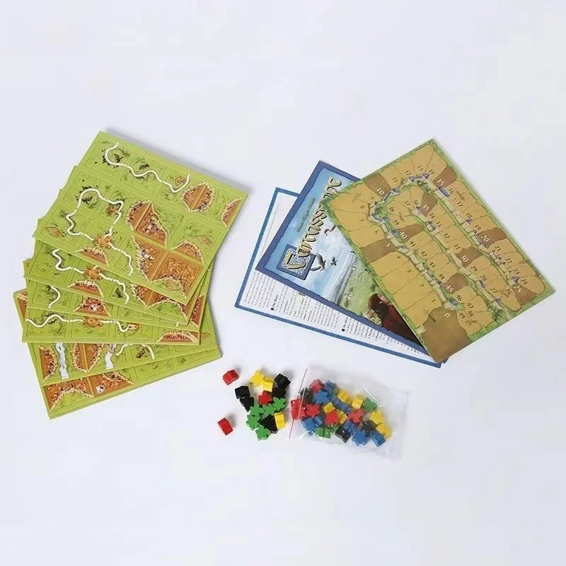 Carcassonne Winter Edition Board Game 2-5 Players For Family/Party/Gift Best Gift Funny Tile-placement Game