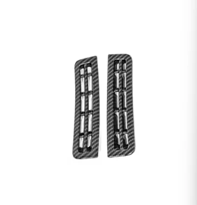 For Hyundai Elantra CN7 N-Line LHD Carbon Fiber Front A Pillar Air Conditioning Vent Frame Cover Interior Trim Parts