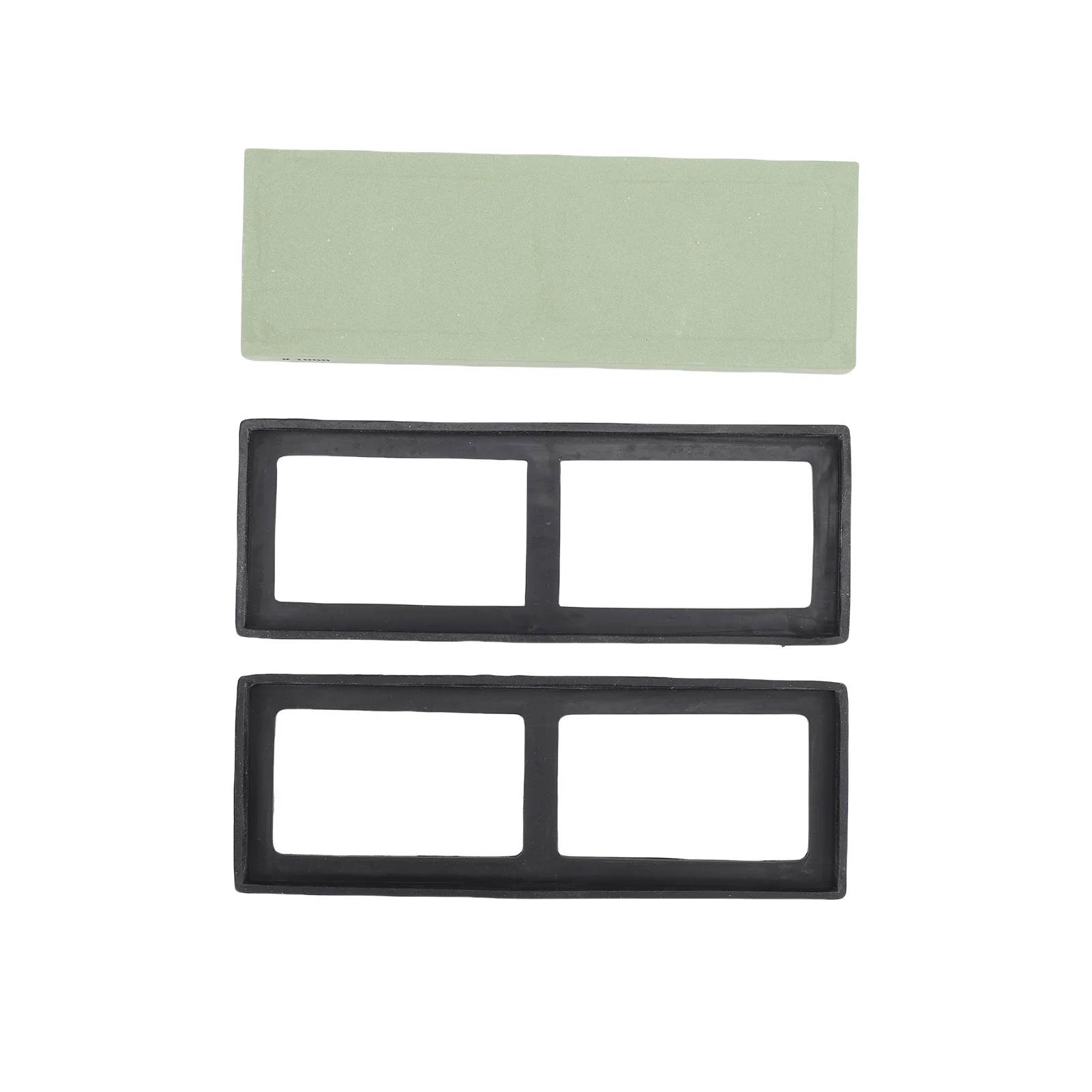 حجر شحذ مزدوج الجوانب 1000 3000 حبيبة المشحذ مع قاعدة مضادة للانزلاق لمقص الأزاميل محاور حجر شحذ أخضر وأبيض #5