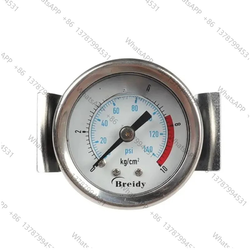 Pressure Gauge Y40ZV 10KG 8KG 16KG Y-40ZV 40MM Axial Bracket PT1/8 pneumatic water pressure