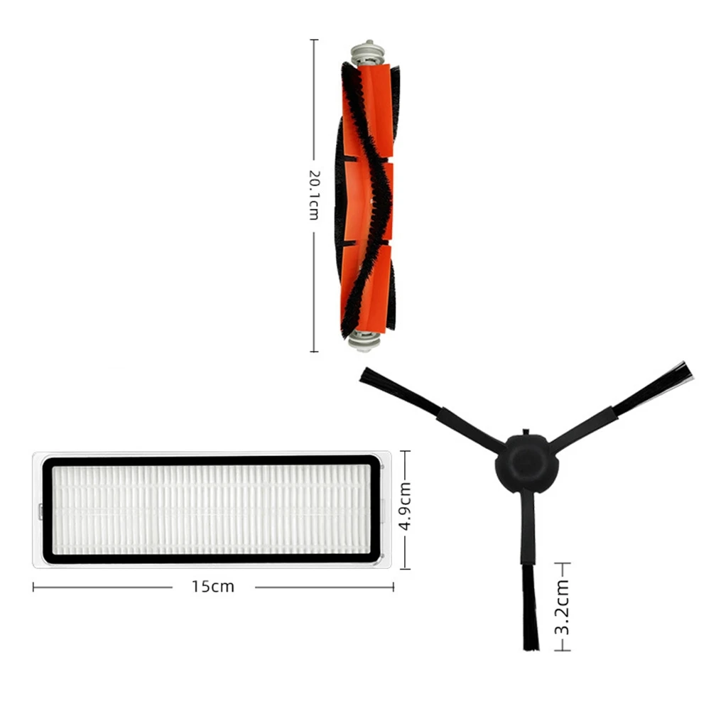 샤오미 미 로봇 진공 걸레 2 울트라 클리너 예비 부품 교체, 메인 사이드 브러시 헤파 필터 STYTJ05ZHM