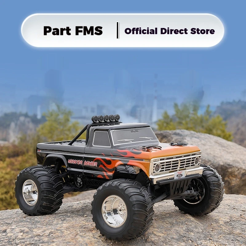 

FMS 1/10 Ford F100 Brushless Rc Monster Truck 2Wd Rear Drive High Speed Off Road Drift Remote Control Car For Adult Hobby