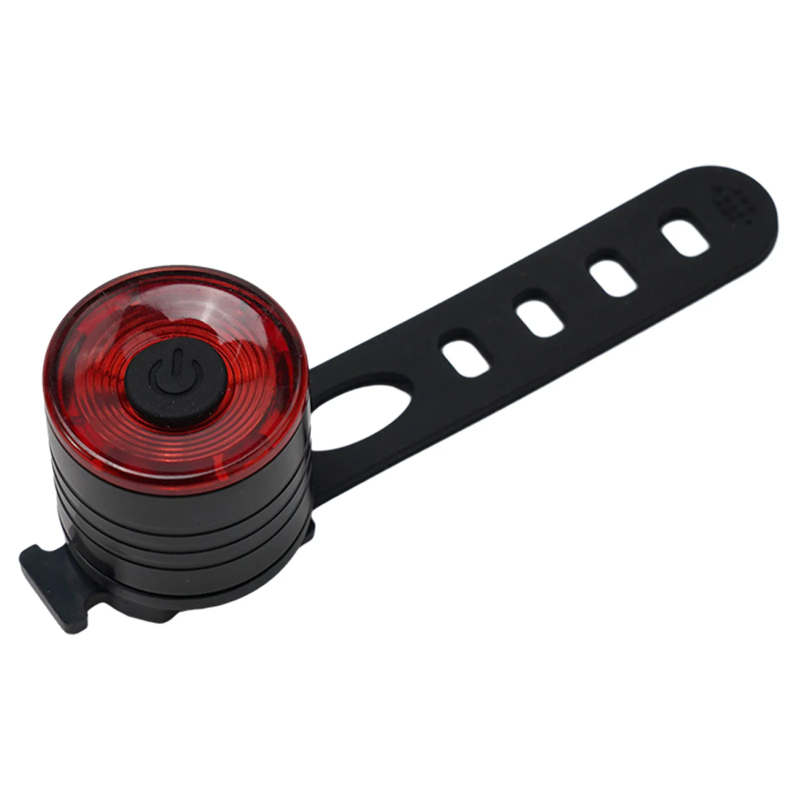 1PC Bicycle Front And Rear Lights AS-08 Red/white Light Bicycle Tail Light Flashes Strong Light To Warn Night Riding With Straps