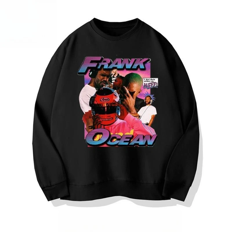 

Хип-хоп рэпер Фрэнк Океан Граффити Свитер с длинными рукавами и круглым вырезом Мужская и женская осенне-зимняя повседневная толстовка