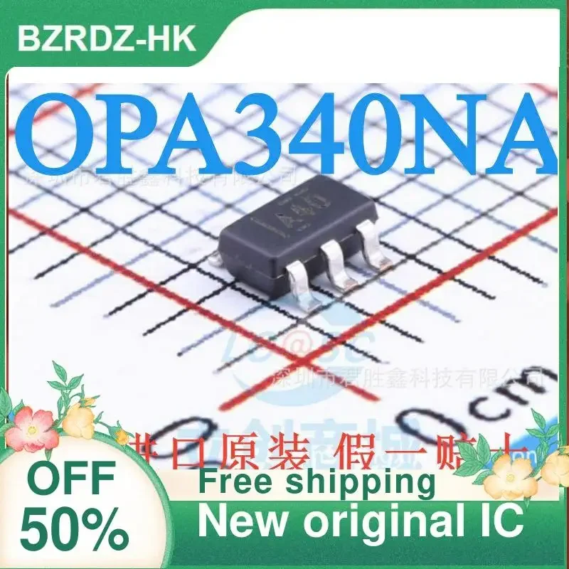 10PCS OPA340NA SOT23-5 A40 Neue original IC