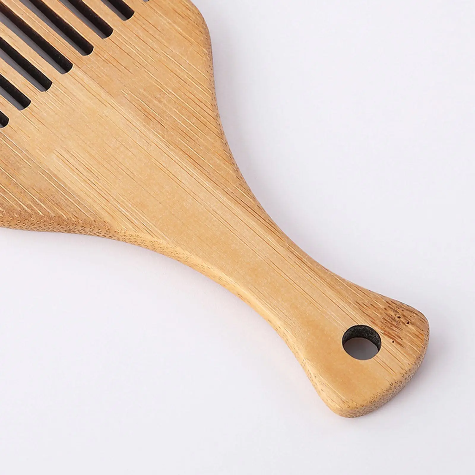 Small Wooden Comb Fine Tooth Hair Pick for Short Hair Beard Styling Anti Static Barber Comb