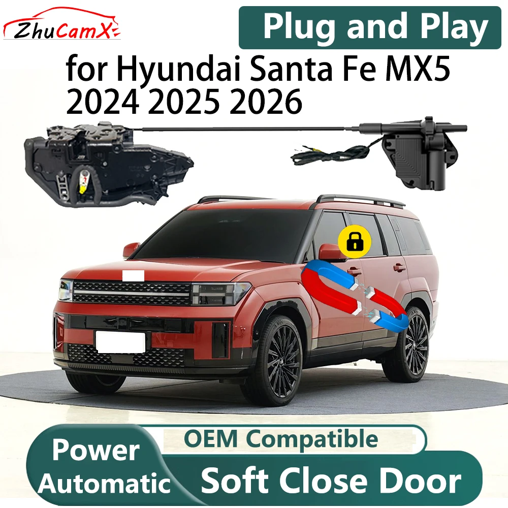 

for Hyundai Santa Fe MX5 2024 2025 2026 Automatic Electric Soft Close Door Closer Power Closing Door Comfort Closing System